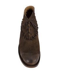 Bottines chukka en daim marron foncé Cherevichkiotvichki