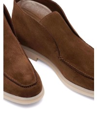 Bottines chukka en daim marron foncé Church's