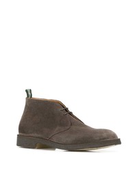 Bottines chukka en daim marron foncé Green George