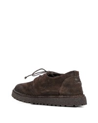 Bottines chukka en daim marron foncé Marsèll