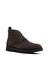 Bottines chukka en daim marron foncé Tom Ford