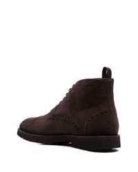 Bottines chukka en daim marron foncé Tom Ford