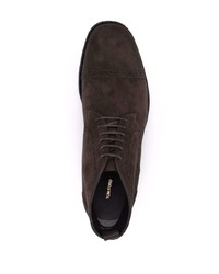 Bottines chukka en daim marron foncé Tom Ford