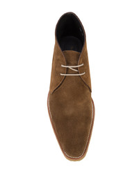 Bottines chukka en daim marron To Boot New York