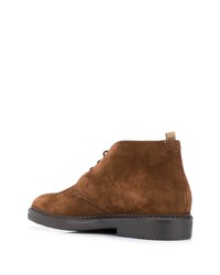 Bottines chukka en daim marron Doucal's