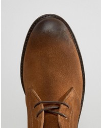 Bottines chukka en daim marron Asos