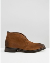 Bottines chukka en daim marron Asos