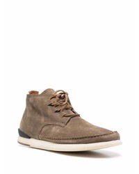 Bottines chukka en daim marron Silvano Sassetti