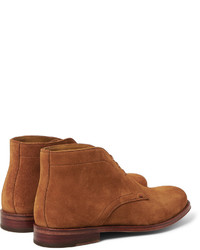 Bottines chukka en daim marron Paul Smith