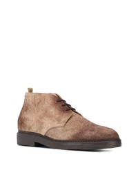 Bottines chukka en daim marron Doucal's