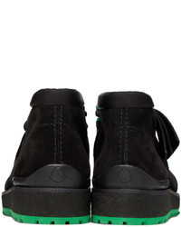 Bottines chukka en daim noires Moncler Genius