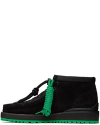 Bottines chukka en daim noires Moncler Genius