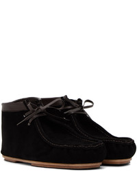 Bottines chukka en daim noires Auralee