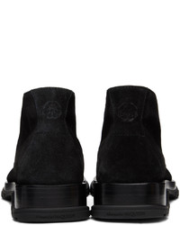 Bottines chukka en daim noires Alexander McQueen