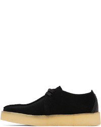 Bottines chukka en daim noires Clarks Originals