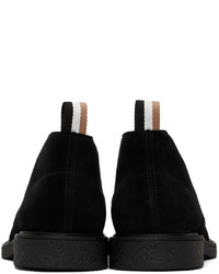 Bottines chukka en daim noires BOSS