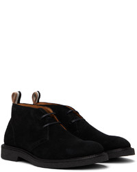 Bottines chukka en daim noires BOSS