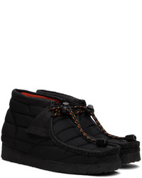 Bottines chukka en daim noires Clarks Originals