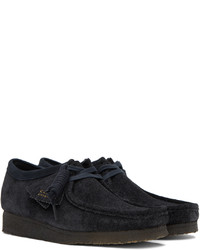 Bottines chukka en daim noires Clarks Originals