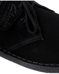 Bottines chukka en daim noires