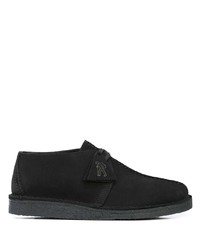 Bottines chukka en daim noires Clarks Originals