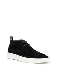 Bottines chukka en daim noires Hugo