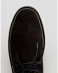 Bottines chukka en daim noires Ben Sherman