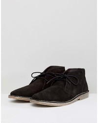 Bottines chukka en daim noires Ben Sherman