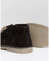 Bottines chukka en daim noires Ben Sherman