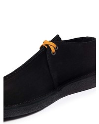 Bottines chukka en daim noires Clarks Originals