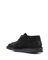 Bottines chukka en daim noires Clarks Originals