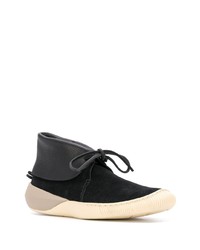 Bottines chukka en daim noires VISVIM