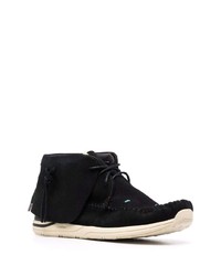 Bottines chukka en daim noires VISVIM