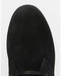 Bottines chukka en daim noires Fred Perry