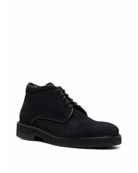 Bottines chukka en daim noires Baldinini