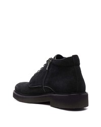 Bottines chukka en daim noires Baldinini