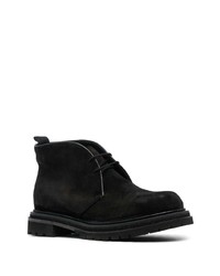 Bottines chukka en daim noires Fratelli Rossetti