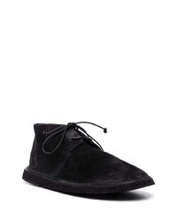 Bottines chukka en daim noires Marsèll