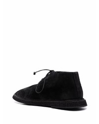 Bottines chukka en daim noires Marsèll