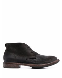 Bottines chukka en daim noires Moma