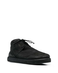 Bottines chukka en daim noires Marsèll