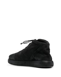 Bottines chukka en daim noires Marsèll