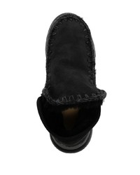 Bottines chukka en daim noires Mou