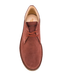 Bottines chukka en daim rouges Astorflex