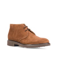 Bottines chukka en daim tabac Doucal's