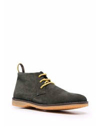 Bottines chukka en daim vert foncé Corneliani