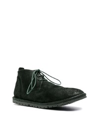 Bottines chukka en daim vert foncé Marsèll