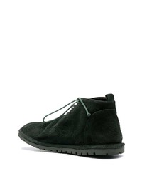 Bottines chukka en daim vert foncé Marsèll