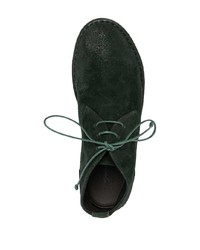 Bottines chukka en daim vert foncé Marsèll