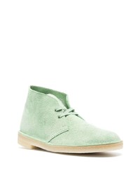 Bottines chukka en daim vert menthe Clarks Originals